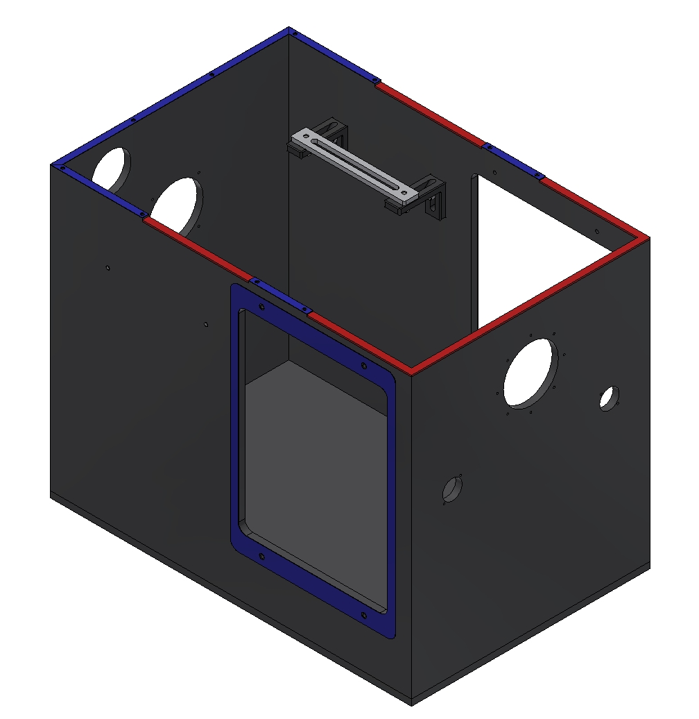 The brackets and adjuster plates mounted loosely